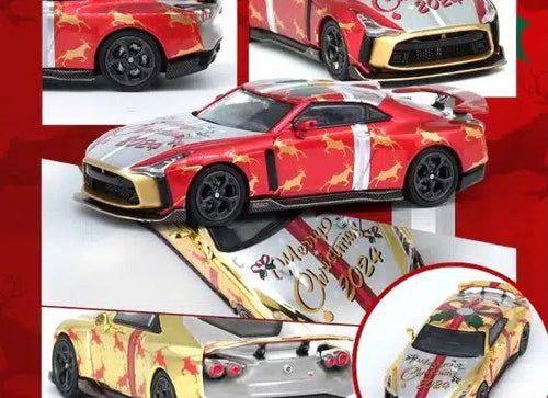 Load image into Gallery viewer, INNO64 1:64 NISSAN GT-R50 ????AS 2024??Special Edition Chrome Random Chase Car
