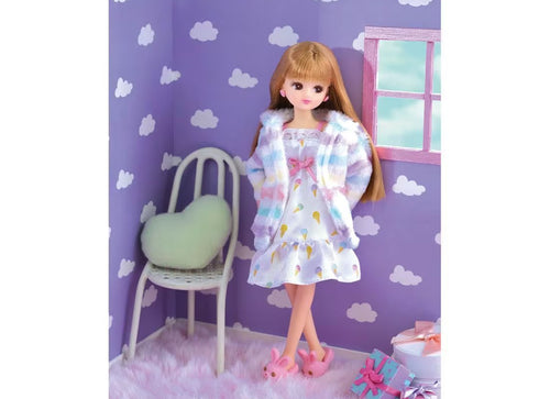Load image into Gallery viewer, Takara Tomy Licca Chan Doll Clothes LW-06 Softness Room Wear (NO DOLL)
