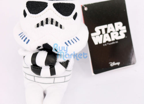 Load image into Gallery viewer, Disney Takara Tomy 10cm tall Chokkori Star Wars Stormtrooper Mini Soft Plush
