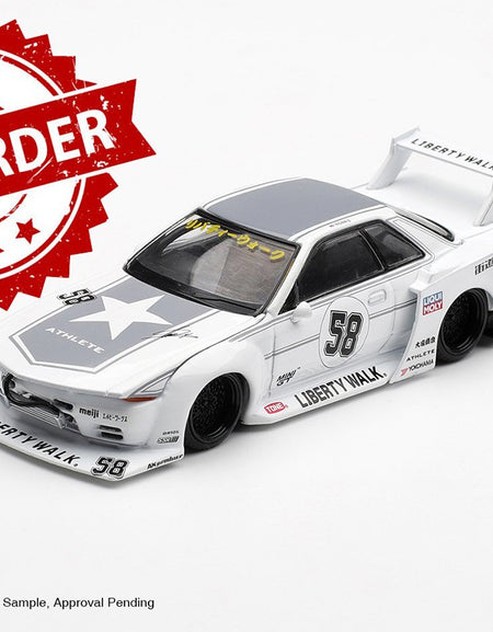 (Pre-order) MINI GT #1217 Nissan GT-R32 LB-Kaido Works TAS 2025 Diecast Model