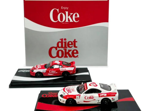 Load image into Gallery viewer, Inno64 x DPLS 1/64 Toyota Supra A80 Coca Cola Limited Box Set
