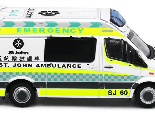 Load image into Gallery viewer, Tiny City 1/76 #166 Mercedes-Benz Sprinter St.John Ambulance (SJ60) Model Car
