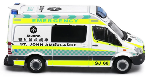 Load image into Gallery viewer, Tiny City 1/76 #166 Mercedes-Benz Sprinter St.John Ambulance (SJ60) Model Car
