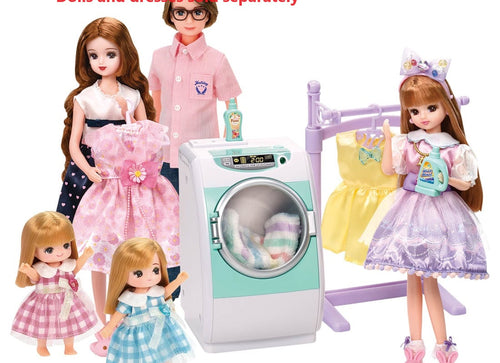 Load image into Gallery viewer, Takara Tomy Licca Doll Accessory - LF-02 Washing Machine Kurukuru Sentakuki
