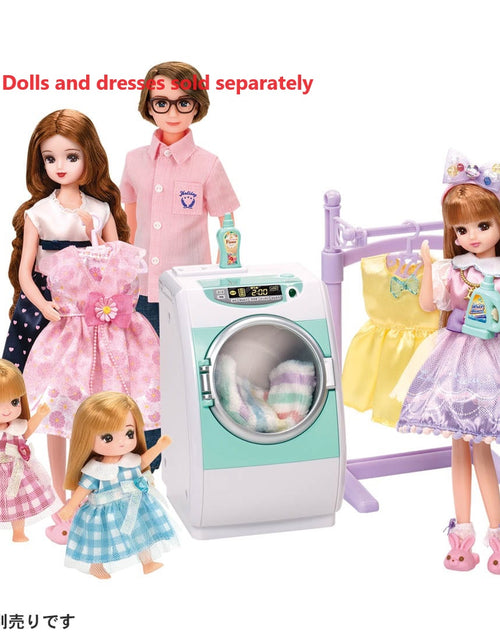 Load image into Gallery viewer, Takara Tomy Licca Doll Accessory - LF-02 Washing Machine Kurukuru Sentakuki
