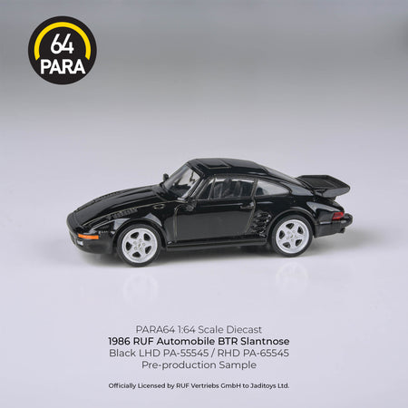 PARA64 1/64 1986 RUF BTR Black RHD Diecast Model Car