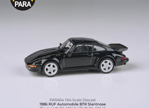 Load image into Gallery viewer, PARA64 1/64 1986 RUF BTR Black RHD Diecast Model Car
