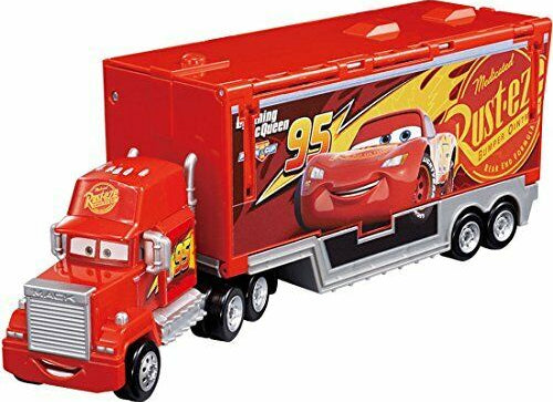Load image into Gallery viewer, Tomica Takara Tomy Disney lighting McQueen Transforming Maintenance Dock Mac Toy

