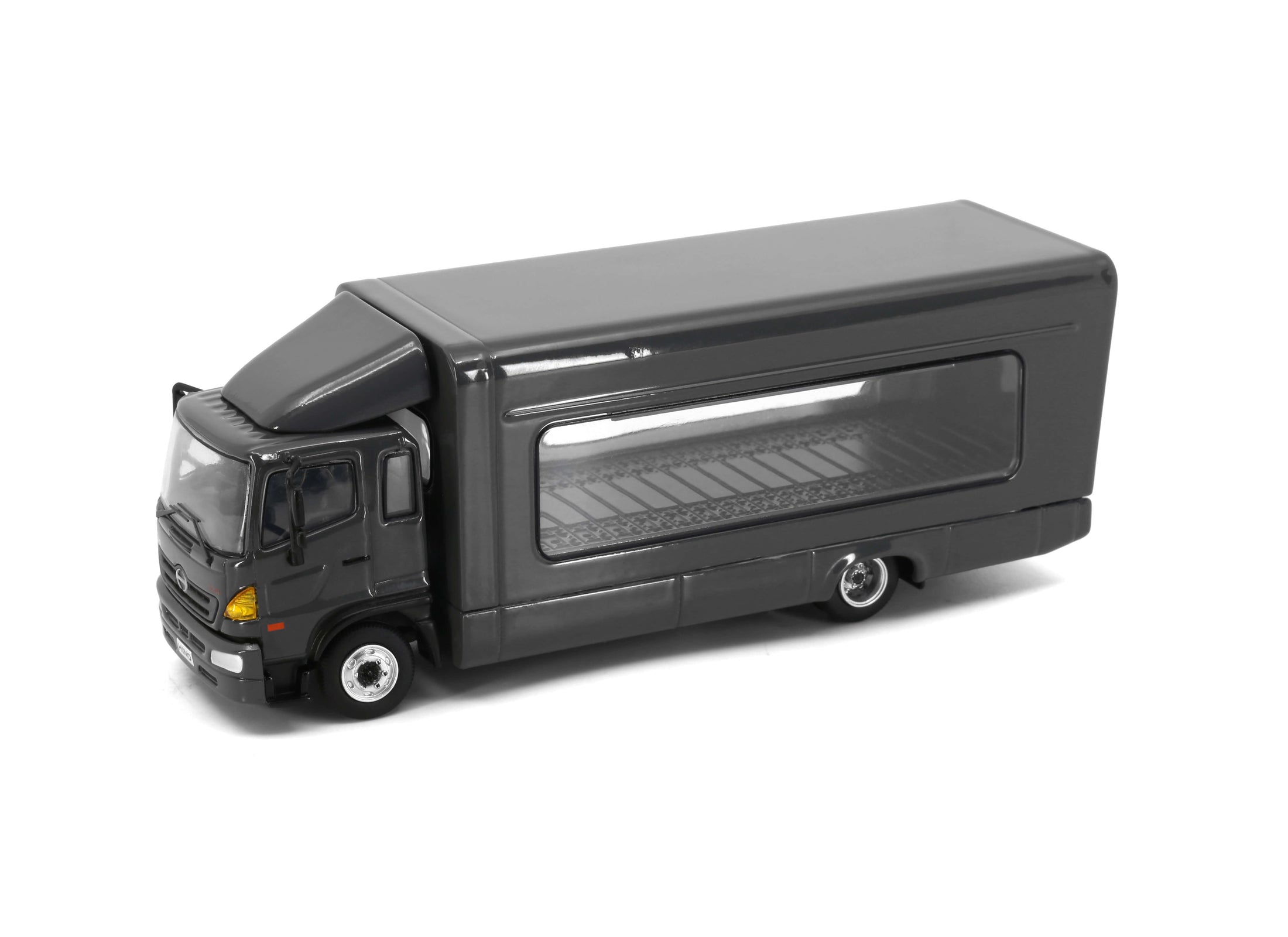 Tiny City Die-cast Model Car - HINO500 Covered Vehicle Transporter (Grey)