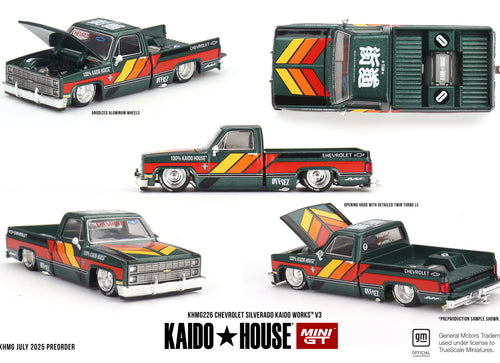 Load image into Gallery viewer, Kaidohouse x MINI GT Chevrolet Silverado KAIDO WORKS V3
