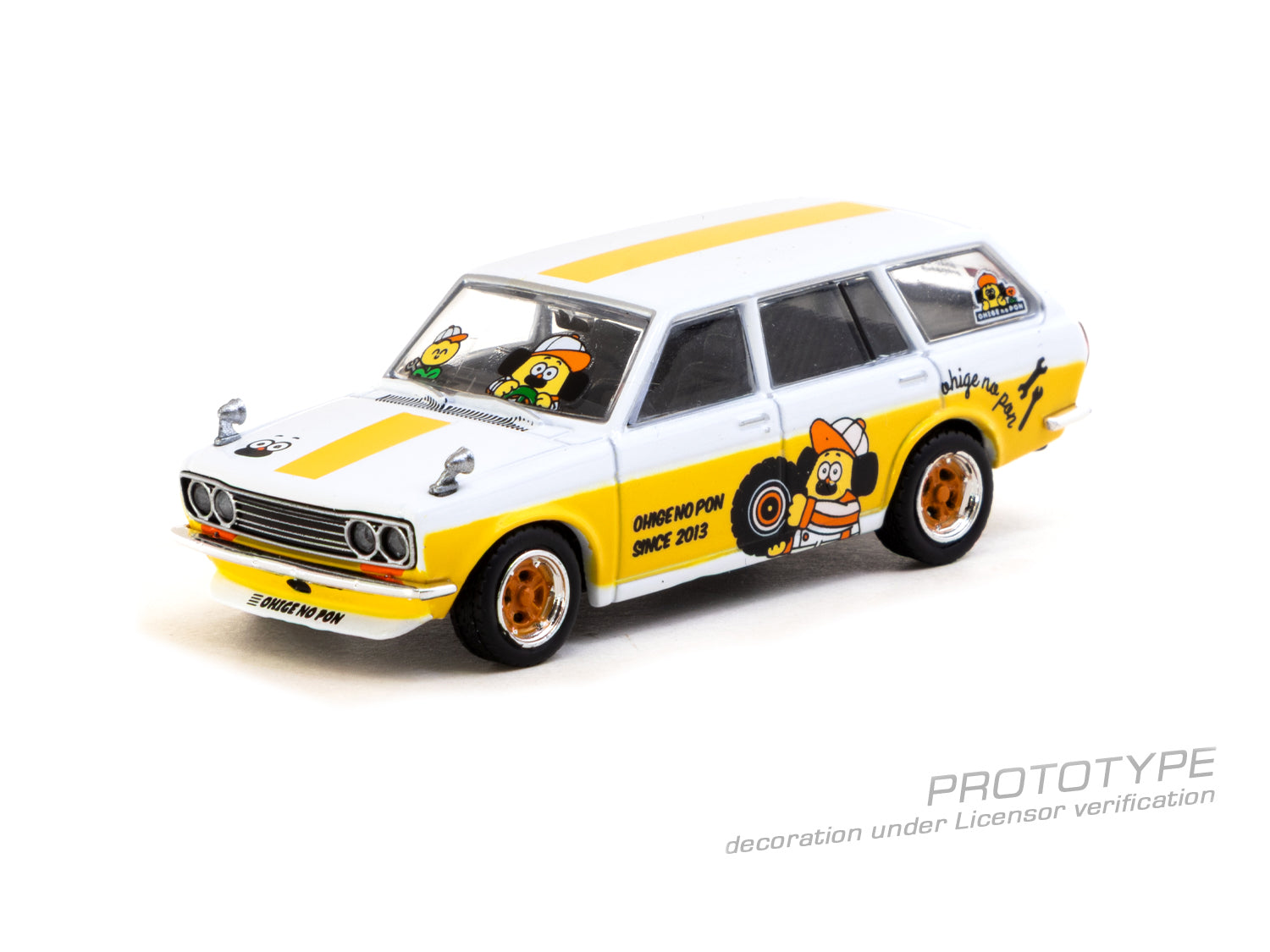 Tarmac Works 1/64 Datsun Bluebird 510 Wagon  OHIGE no PON Model Car
