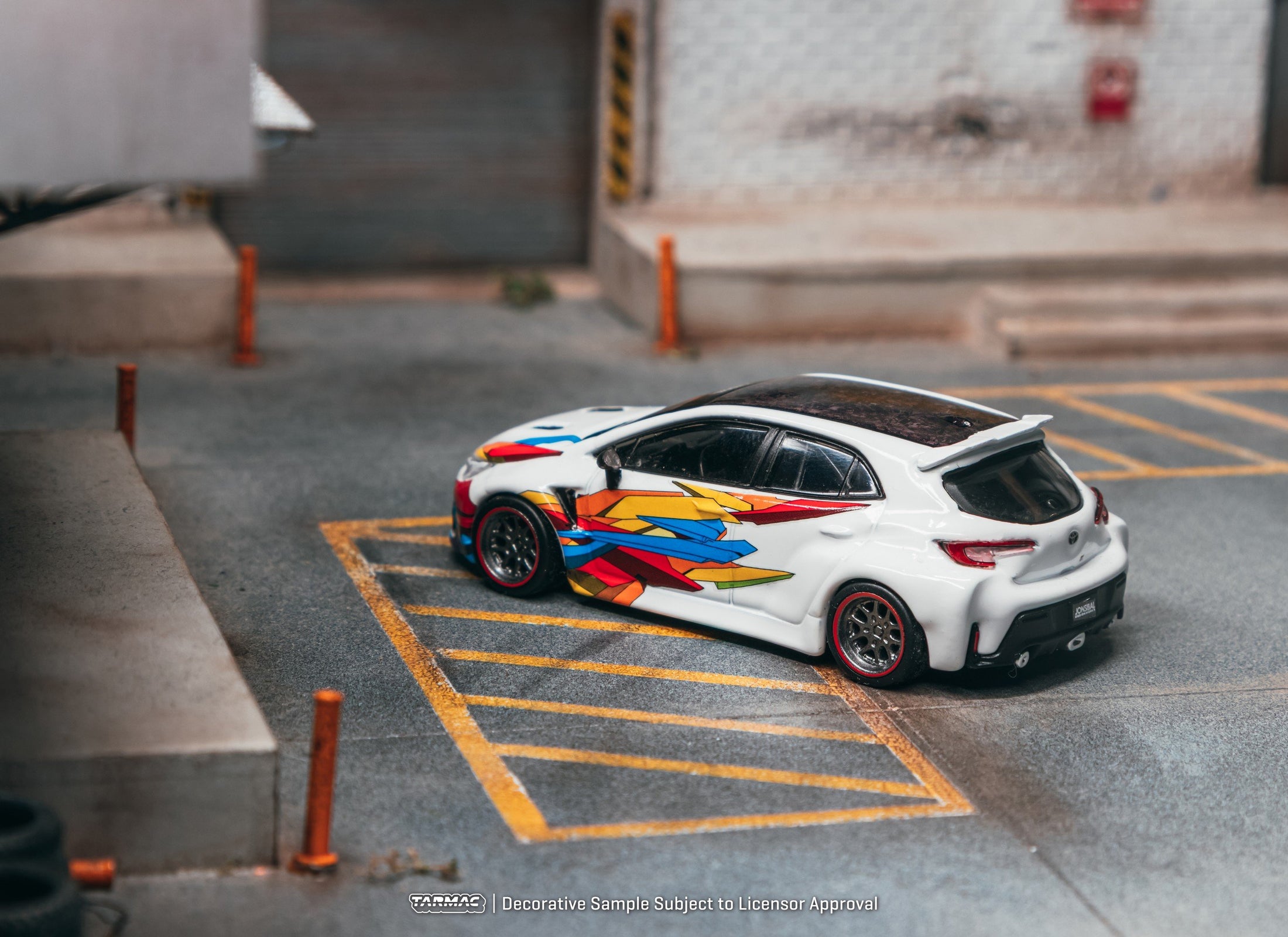 (Pre-order) Tarmac Works 1/64 Toyota GR Corolla Widebody White Model Diecast Car