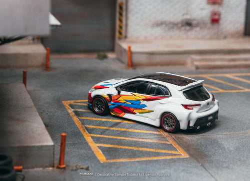 Load image into Gallery viewer, (Pre-order) Tarmac Works 1/64 Toyota GR Corolla Widebody White Model Diecast Car

