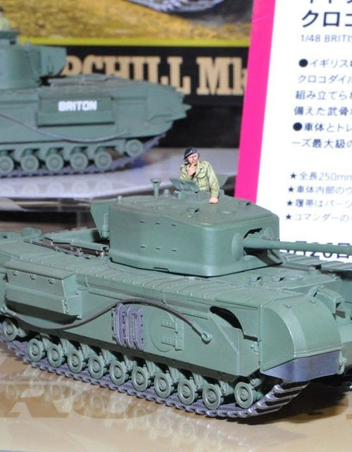 Load image into Gallery viewer, Tamiya 1/48 British Tank Churchill MkVII Crocodile Assembly Model #32594
