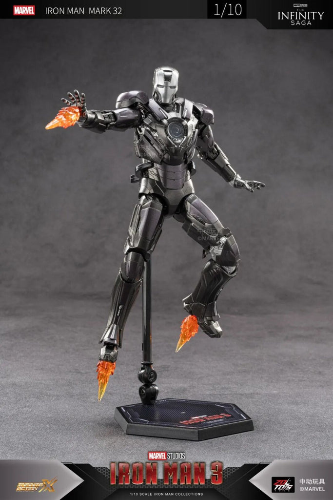 ZD Toys Marvel Iron Man 3 1/10 Iron Man MK32 Action Figure