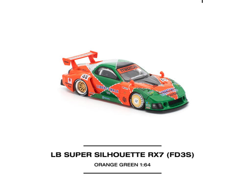 Load image into Gallery viewer, (Pre-order) POPRACE 1/64 - LB SUPER SILHOUETTE RX7 (FD3S) Diecast Model Car
