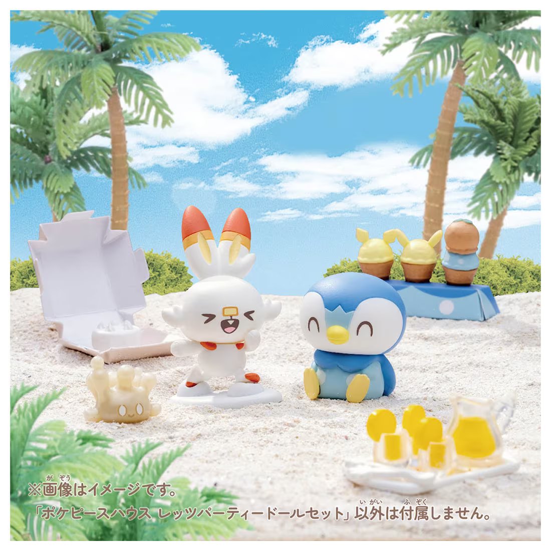 Takara Tomy Pokemon PokePeace Let`s Party Doll Set