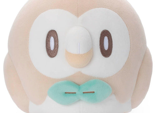 Load image into Gallery viewer, Takara Tomy Arts Pokemon PokePiece Mocchi Mocchi Style Plush Toy Rowlet
