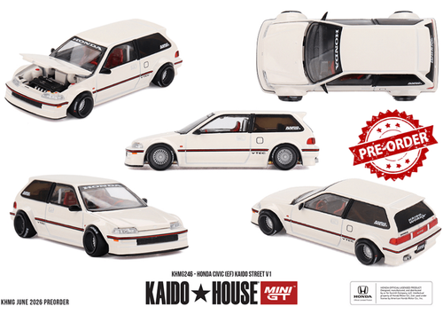 Load image into Gallery viewer, (Pre-order) Mini GT x Kaido House Honda Civic (EF) Kaido House V1 #KHMG246
