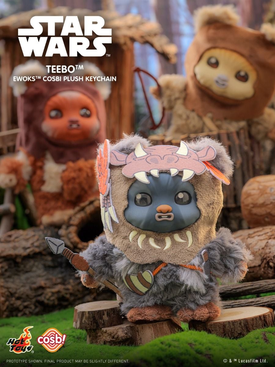 Hot Toys Star Wars Ewok Cosbi Plush Keychain Collection Series 2 (Full set of 8)