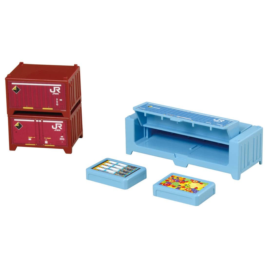 Takara Tomy Plarail Toy Train Series - S-38 Long Container Train