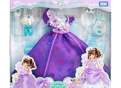 Load image into Gallery viewer, Takara Tomy Licca Chan Doll Dress -Dream Fantasy Magical Ribbon Mermaid Dress
