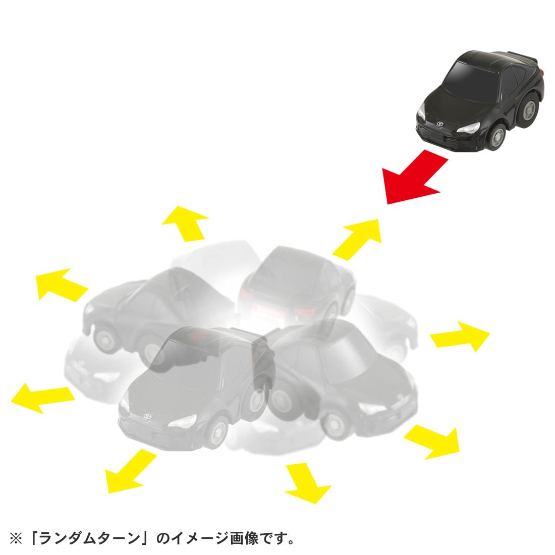 Takara Tomy Tomica ChoroQ Pull Back Diecast e-03 Toyota 86 (ZN6)