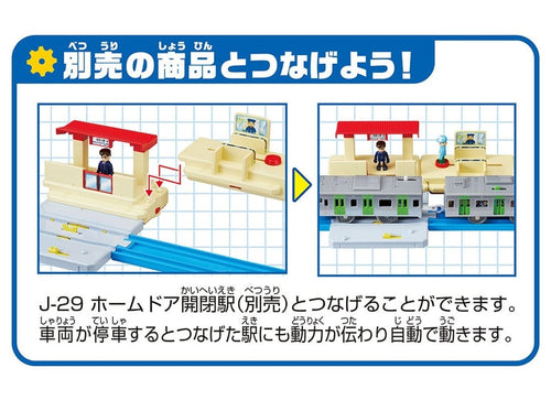 Load image into Gallery viewer, Takara Tomy Plarail Accessory J-30 Action Town Pla-kids Ticket Gate Station

