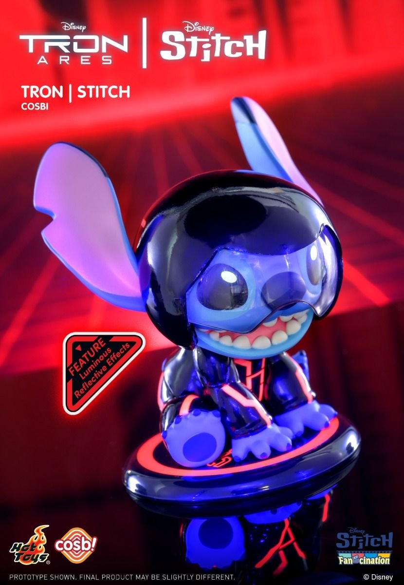 Hot Toys Disney Tron Stitch Cosbi Collection Full Set of 4 (8pcs Box Set)CBX327