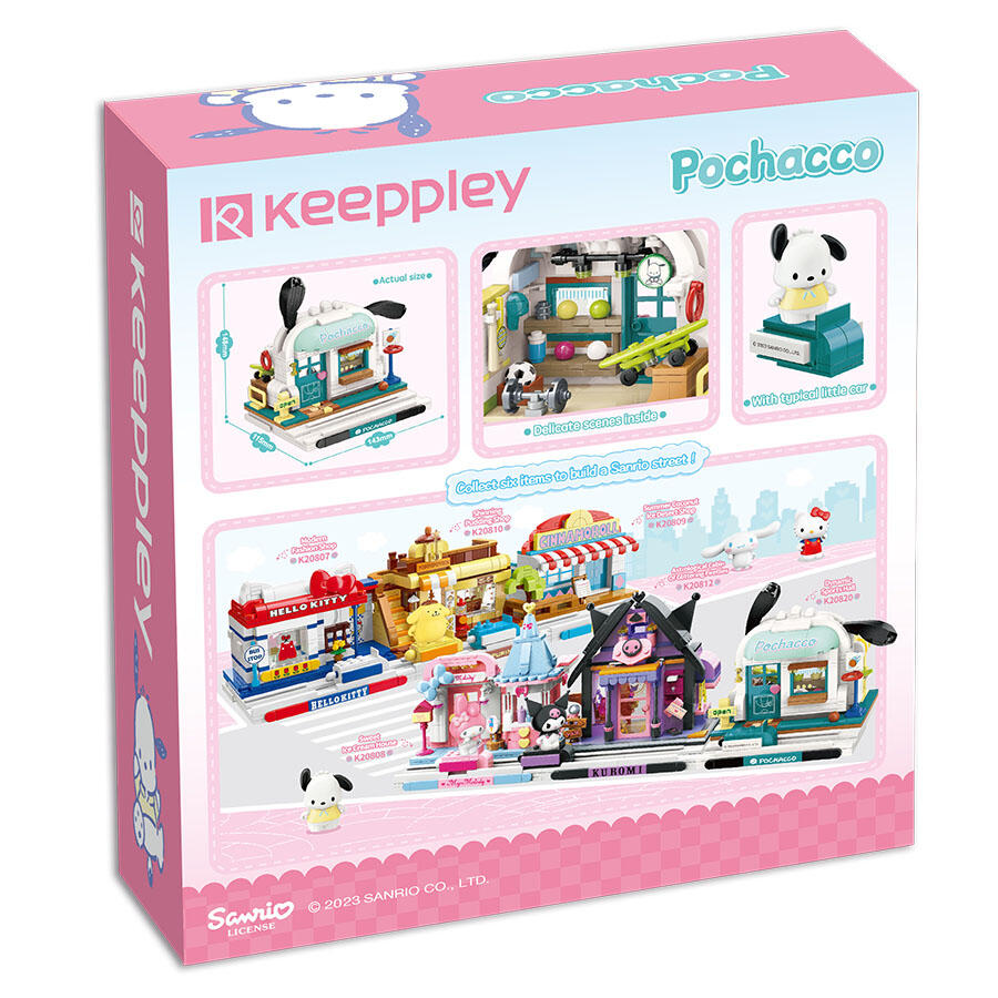 Keeppley Blocks Toy #K20820 Sanrio Series - Pochacco Dynamic Sports Hall