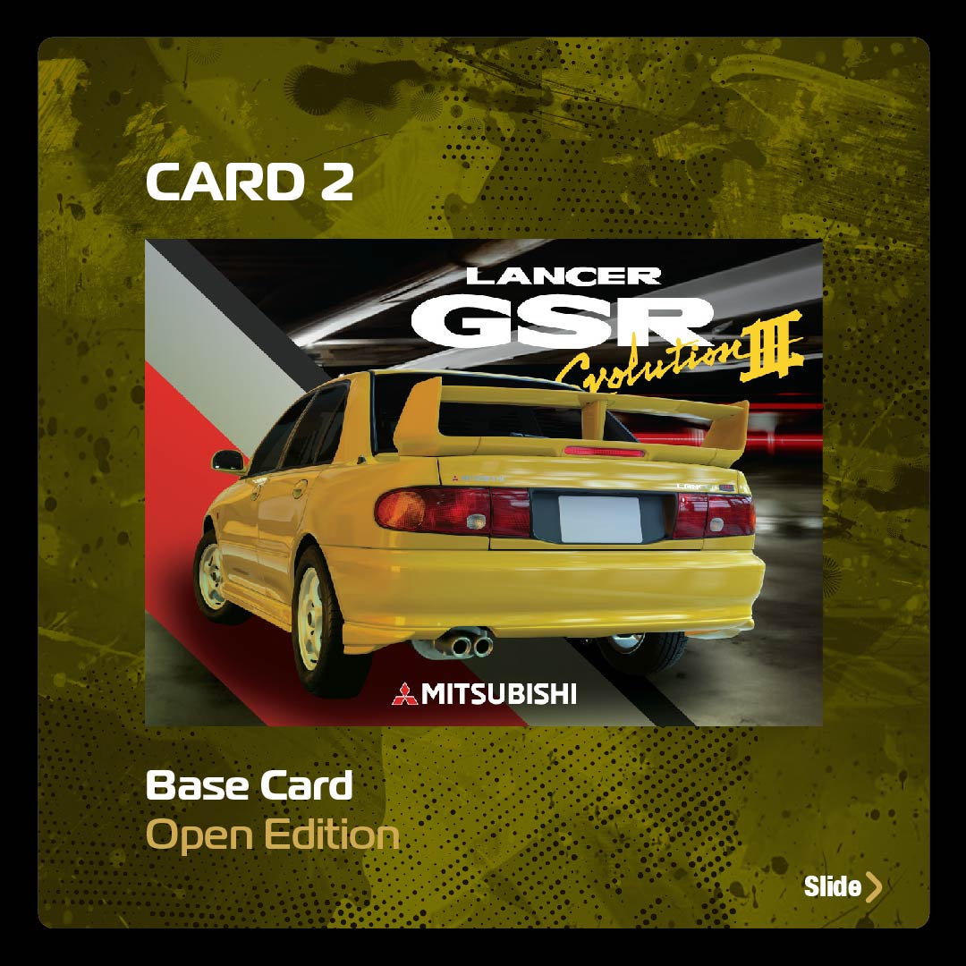 Tarmac Works 1/64 Mitsubishi Lancer GSR Evolution III Yellow Model