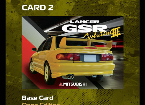 Load image into Gallery viewer, Tarmac Works 1/64 Mitsubishi Lancer GSR Evolution III Yellow Model
