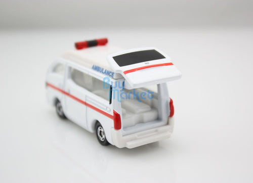 Load image into Gallery viewer, New Takara Tomy Tomica #18 Nissan NV350 Caravan Ambulance 1/69 Diecast Toy Car
