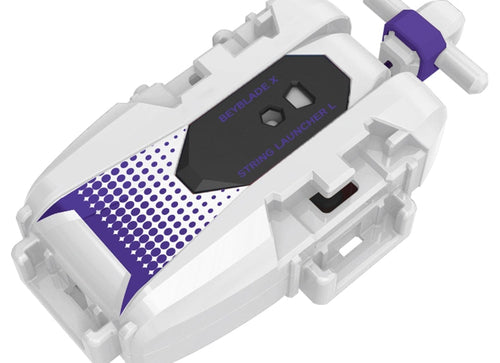 Load image into Gallery viewer, Takara Tomy BEYBLADE X BX-56 String Launcher L (White x Violet)
