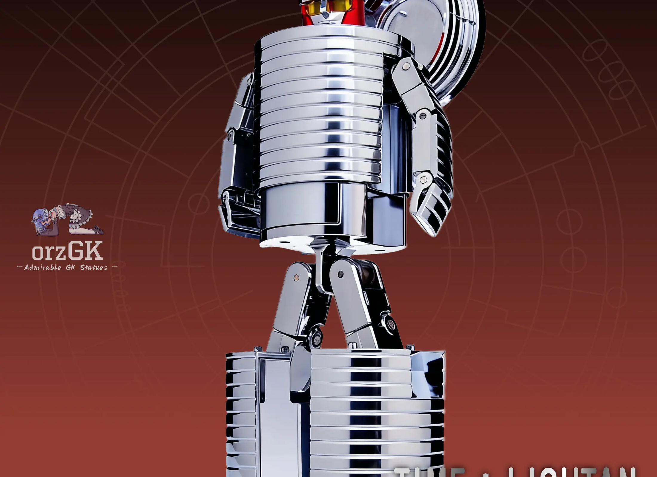 Shokoriko Mortar Shohoriku Saigo Time from Golden Warriors Action Figure