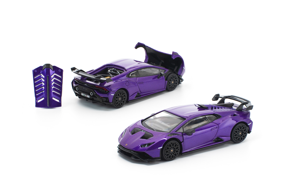 (Pre-order) POPRACE 1/64 POPRACE 1/64 LAMBORGHINI HURACAN STO VIOLA PASIFAE