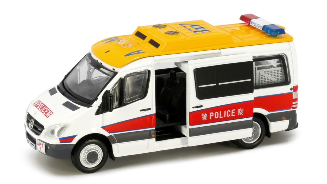 Tiny City 97 Die-cast Model Car - Mercedes-Benz Sprinter Police APT (AM8557)