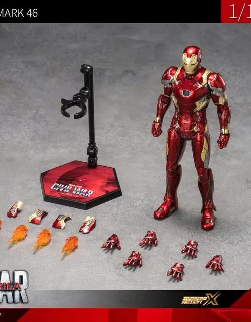 Load image into Gallery viewer, ZD Toys Marvel Avengers 1/10 Iron Man MK46 Action Figure Set
