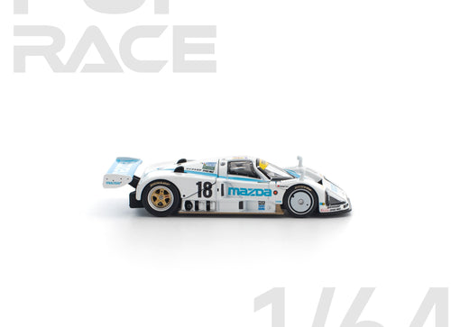Load image into Gallery viewer, (Pre-order) POP RACE 1/64 MAZDA 787B 1991 LE MANS 24HRS #18 Diecast #PR640446
