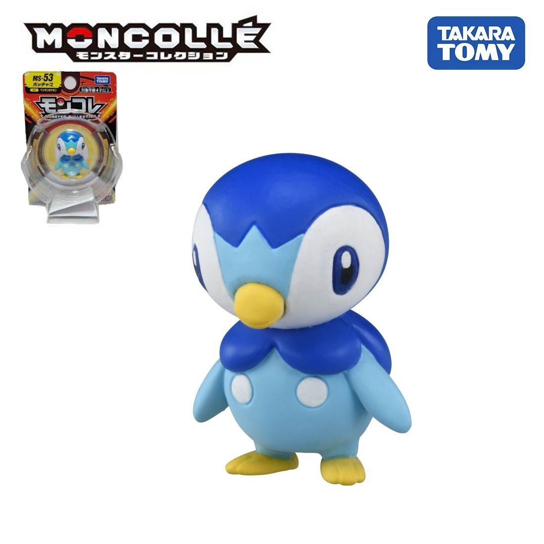 Takara Tomy Pokemon Moncolle - MS-53 Piplup MINI Figure Pocket Monster