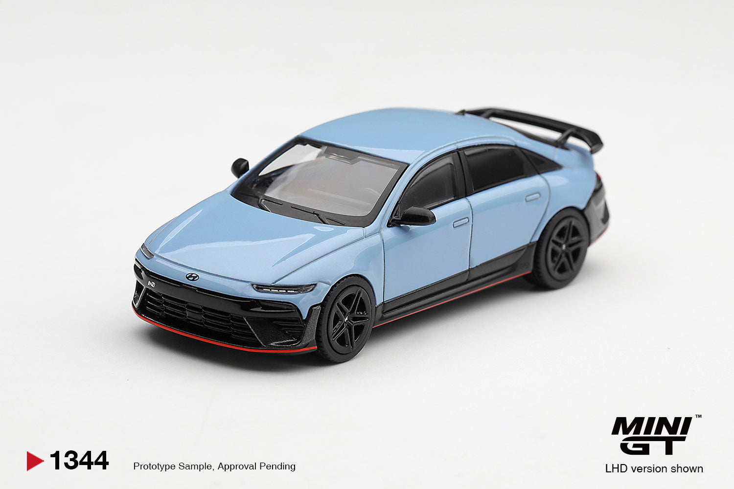 (Pre-order) Mini GT #1344 Hyundai Ioniq 6 N Performance Blue Pearl LHD