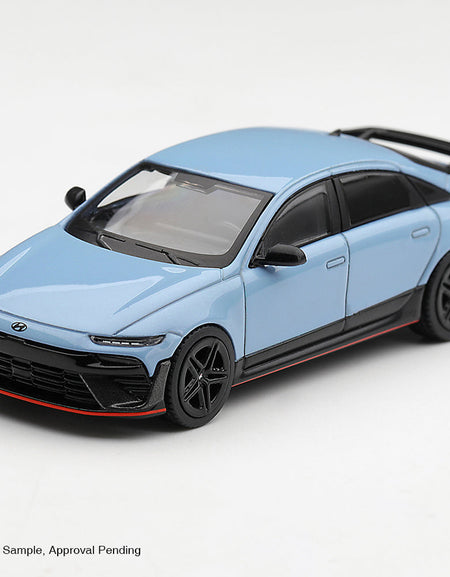 (Pre-order) Mini GT #1344 Hyundai Ioniq 6 N Performance Blue Pearl LHD