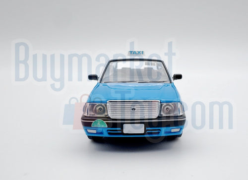 Load image into Gallery viewer, Takara Tomy Tomytec Limited Vintage NEO Toyota Crown Comfort HK Taxi Blue
