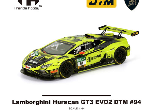 Load image into Gallery viewer, (Pre-order) Trends Hobby Diecast 1/64 Lamborghini Huracan GT3 EVO2 DTM #94
