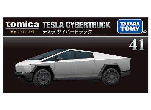 Load image into Gallery viewer, Takara Tomy Tomica Premium - No. 41 Tesla Cybertruck 1/75 Diecast Car
