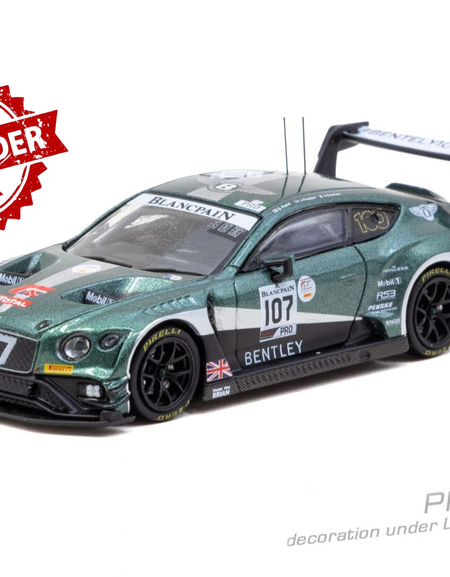 (Pre-order) Tarmac Works 1/64 Bentley Continental GT3 24 Hours of Spa 2019