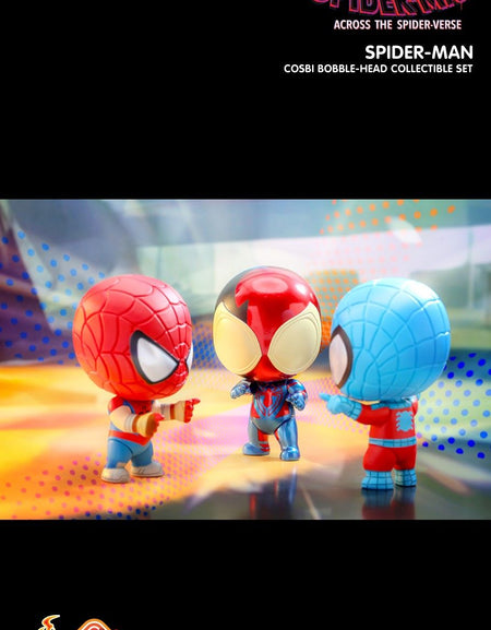 Hot Toys Marvel SPIDER-MAN: ACROSS THE SPIDER-VERSE COSBI BOBBLE-HEAD SET 1