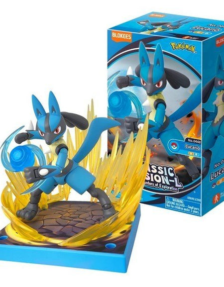 Blokees Pokemon Classic Version-L Lucario Buildable Action Figure Model Kit