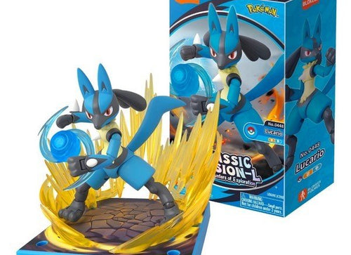 Load image into Gallery viewer, Blokees Pokemon Classic Version-L Lucario Buildable Action Figure Model Kit
