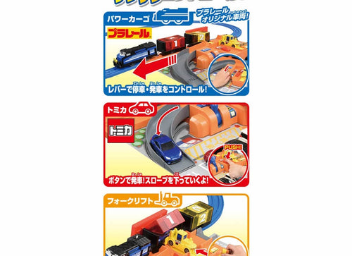 Load image into Gallery viewer, Takara Tomy Plarail Train Accessory - Plarail Sakusaku Loading Station
